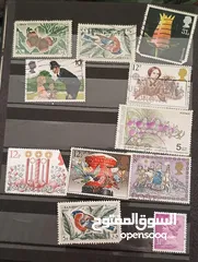  20 طوابع قديمة للبيع بنص ديناااار فقط