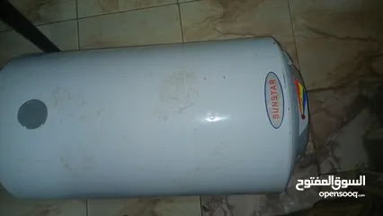  6 قيزر سخان ماء 80 لتر سوني ستار مصري ب30 د