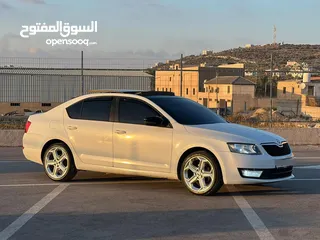  7 سكودا اكتافيا 2015 اتوماتيك ماتور 1600 ديزل  بانوراما