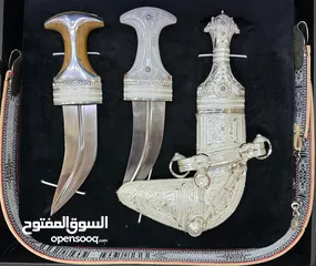  19 خنجر عماني فضة اصلي