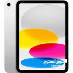  1 iPad 10 WiFi 64gb Silver colore available brand new with one year warranty