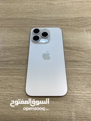 2 iPhone 15 pro  256gb  كفالة ابل لغاية 13/11/2026  بطارية 100% لون سلفر