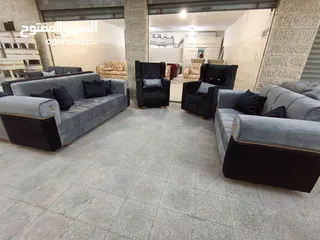  12 طقم كنب 7 مقاعد حلقات السوبر