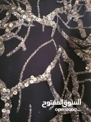  10 فستان سهرة كحلي موديل جديد 2025 قياس l  راقي جدا مع الشيلة Dark navy blue evening dress