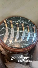  5 طقم خناجر نيبالي الأصلي عدد2 ثقيل بسعر 50دينار للطقم الواحد