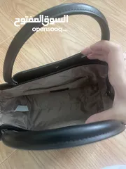  9 chris bella black leather purse for women. شنتة/شنطة/حقيبة كريس بيلا جلد اسود نسائية حجم كبير جديدة