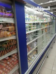  4 ثلاجات دلي عابدين زجاج مستقيم  وزجاج محني +ثلاجات عرض مفتوح ومغلق