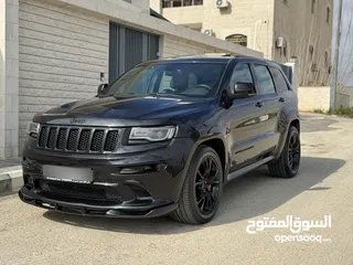  19 جيب جراند شيروكي SRT8 اصلي 6400 سي سي موديل 2015 فحص كامل فل اضافات أقل سعر
