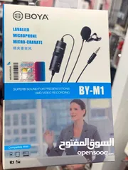  1 مايكروفون boya m1 جديد