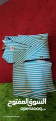  6 lenghty but width small blue color suit set size for slim height person