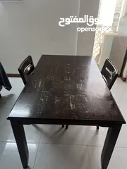  1 Dining table ..