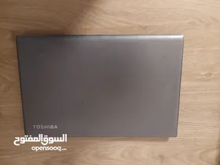  6 لابتوب توشيبا i7 مستعمل بحالة جيدة مواصفات ممتازة هاردسك 300 جيجا ومع بصمة وهاردسك 300 جيجا