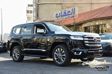  1 لون اسود تويوتا فاخرة Land Cruiser توين تيربو