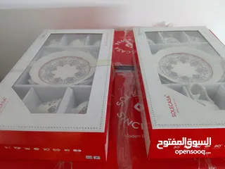  10 طقم سفرة جديد غير مستعمل 73 قطعة