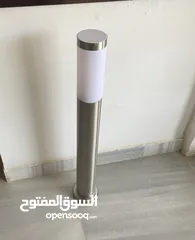  3 اعمدة انارة خارجية للحدائق و  الشاليهات