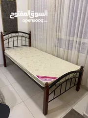  2 Single bed for sale with brand new condition mattress