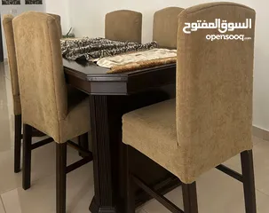  2 طاولة سفرة 6 كراسي