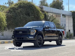  9 2022 FORD F-150 Platinum Hybrid Black-Edition