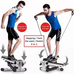  2 جهاز  الخطوات الرياضي ميني ستيبر  Mini stepper جهاز مشي خطوات مع احبال جهاز المشي رياضي