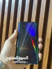  2 Samsung a51 128جيجا مستعمل بحالة ممتازة  مرفق سماعة وساعة يد