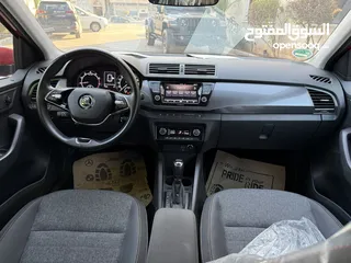  10 سكودا فابيا ترخيص 2021 محرك 1000 بنزين اوتوماتيك 105 حصان