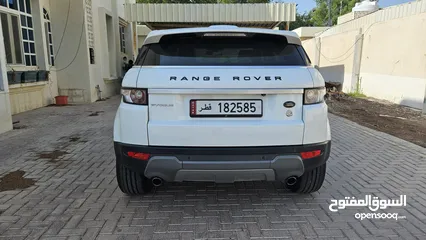  9 Land Rover Evoque Dynamic 2013 Automatic 52,000 Km 4 Cylinder Four Wheel Drive (4WD) SUV White