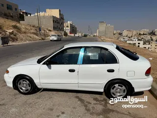  13 هونداي أكسنت 1998 للبيع كاش فقط  فحص 4 جيد بحالة الوكالة