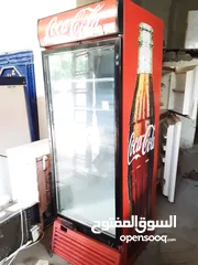  3 Coca-Cola Drinks Display Cooler
