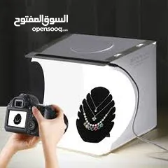  2 صندوق احترافي مضيء  مخصص ل تصوير اكسسوارات و سنسال و حلويات  و موبايل و ساعه و العاب و مكياج  و عطور