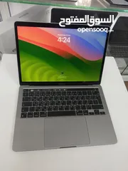  8 MacBook Pro 2020 M1 Space Gray 8GB Ram 256GB SSD لابتوب ابل لون رمادي