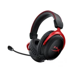  2 HyperX - Cloud II Wireless Gaming Headset for PC, PS5, PS4 and Nintendo Switch - Black/Red