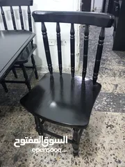  4 #طاولة  سفره مع  6 #انتيكا #تفصيل #حفر يدوي #خشب زان كامل ثقال جدا جدا جدا0 #قياس 110/145 #العنوان ا