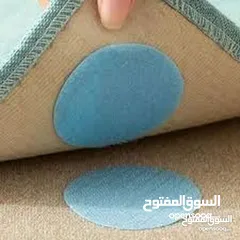  6 لصقات سجاد  مزدوج لمنع تطاير السجاد و الفرش و تثبيتهم بالبلاط بشكل متين