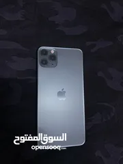  1 ايفون 11 pro max  مستخدم بحال الوكالة