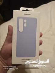  1 Samsung Galaxy s25 ultra original cover leather blue & Huawei p50 pro smart