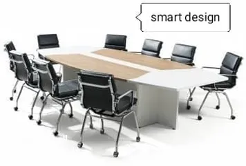  5 ترابيزة اجتماعات/ طاولة اجتماعات/ ميتنج/ مودرن modern meeting table خشب MDF اسباني عالي الجوده