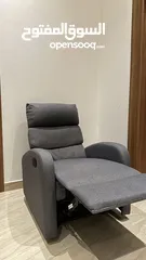  2 كرسي قابل للضبط شبه جديد