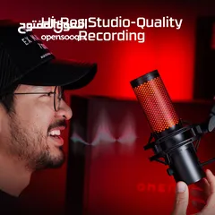  6 مايكروفون احترافي - جديد -  HyperX Quadcast 2 هايبر اكس كواد كاست 2