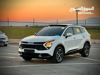  10 كايا سبورتاج  2022 فل الفل فتحة سقف  2x4 ///240Hp بنزين + كهرباء  ( Haybrid) 1600cc
