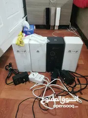  3 راوترات مستعملة او جديدة 4g او 5g
