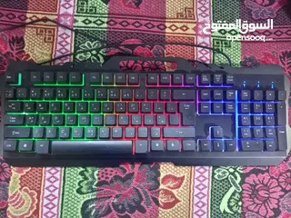  2 كيبورد  RGB + ماوس جيمنج+سماعة P9+هارد ديسك 80G السعر بالوصف و بدون خدمة توصيل