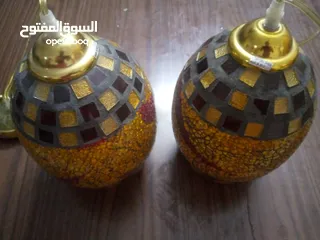  2 ثريات اضاءة