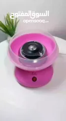  4 ماكينة غزل البنات  جهاز مناسب للأطفال وآمن  مزود بوعاء يمكن فكه  ستحصل على غزل بنات طازج