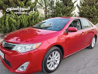  1 تويوتا كامري 2013 XLE فحص كامل كرت ابيض 7 جيد ولا ملاحظه  كلين تايتل جديده بمعنى الكلمه