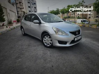  8 NISSAN TIIDA 2014 يابني اصلي