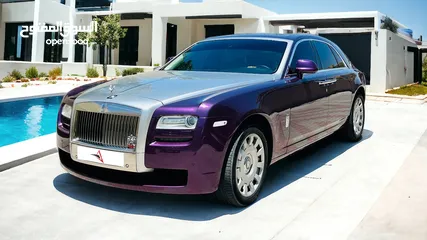 1 Rolls Royce Ghost 2012  GCC  Low Mileage  WELL MAINTAINED
