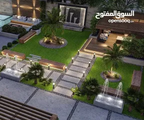  15 عروضنا بدوان مقدم تصميم وتنفيذا أعمال الديكور والحدائق  اقساط او كأش