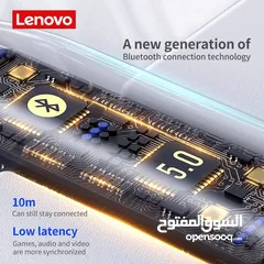  4 Lenovo Bluetooth headphones/ سماعة لينوفو  للتواصل فقط على السوق المفتوح