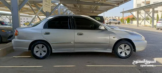  5 كيا سبيكترا MR موديل 2002 بحالة ممتازة جدا