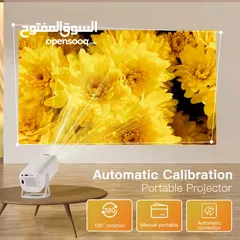  7 بروجيكتور عالي الدقة اندرويد ويندوز ابل وايفاي Projector Universal S40 Max 4K Auto Keystone
